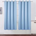 LEMOMO Sky Blue Thermal Blackout Curtains/52 x 72 Inch/Set of 2 Panels Room by Lemomo