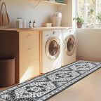 Yamaziot Washable Runner Rug, 2x8 Non-Slip Boho Vintage Hallway Rug Runner - Image 7