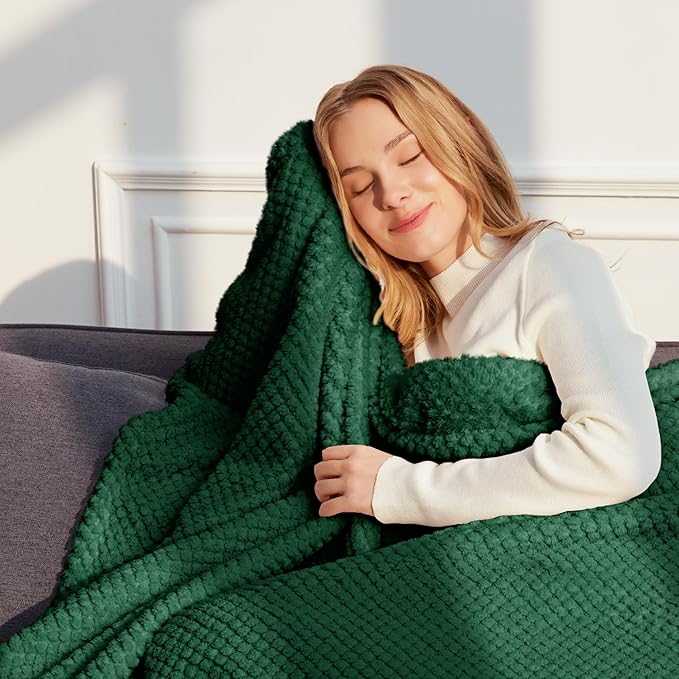 Whale Flotilla Extra Large Fuzzy Fleece Throw Blanket - Image 7