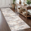 KOZYFLY Modern Abstract Hallway Runner Rug, 2x8 Kitchen Rugs Non-Slip Washable by KOZYFLY