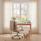 jinchan Evelyn Embroidered Linen Curtains - Image 5
