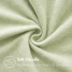 MIULEE Pack of 2 Spring Light Green Couch Throw Pillow Covers 18x18 Inch Soft - Image 2