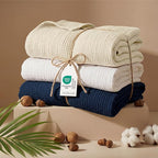 Bedsure 100% Cotton Muslin Throw Blanket Twin XL - Image 5