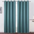 LEMOMO Blackout Curtains 66 x 84 inch/Sea Teal Curtains Set of 2 Panels/Thermal by Lemomo