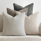 MIULEE Pack of 4 Couch Throw Pillow Covers 26x26 Inch Neutral Soft Decorative by MIULEE