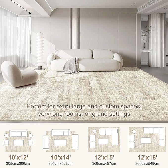 UERMEI 10x14 Area Rug Living Room Rugs - Image 2