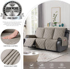 TAOCOCO Waterproof Recliner Sofa Cover, Non Slip Split Recliner Couch Covers - Image 2
