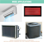 10 Pcs Air Conditioner Fin Comb Cleaner kit AC Coil Cleaning Brush 5 Different Fin Combs Condenser Fin Straightener AC Evaporator Comb Radiator Repair Clean Tool (Multicolor)