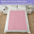 Bigacogo Chunky Knit Throw Blanket - Image 5