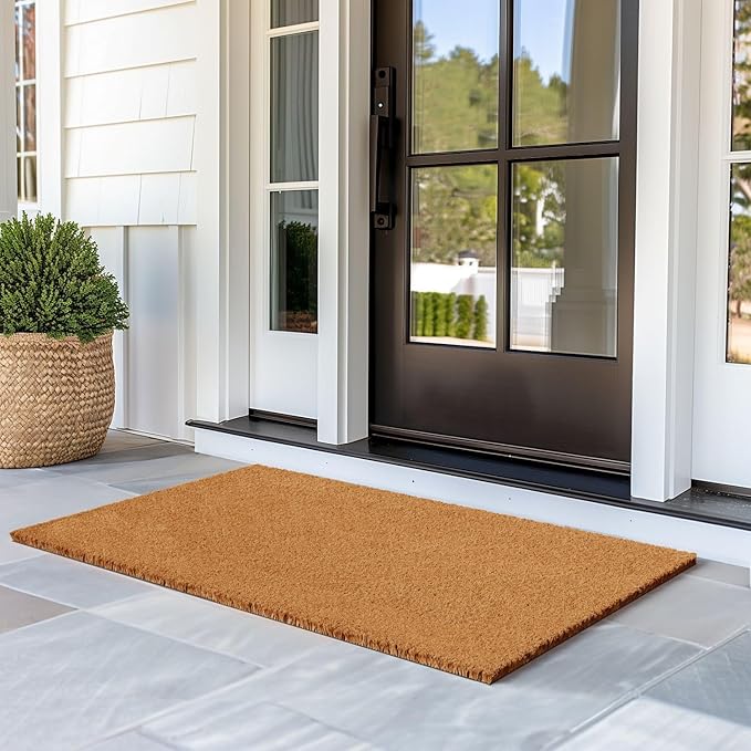 Barnyard Designs Natural Coco Coir Heavy Duty Backing Doormat - Image 2