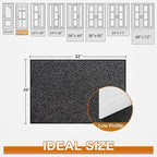 Mibao Front Door Mat, Dirt Trapper Welcome Mat - Image 2