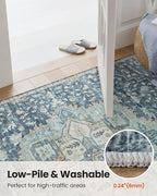 AMADA HOMEFURNISHING 2x4 Washable Area Rug, Low-Profile Entryway Rug - Image 8