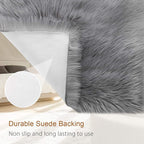 LOCHAS Soft Fluffy Faux Fur Rugs - Image 4