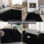 Shag Area Rugs for Bedroom Living Room, 5X8 Ultra Soft Fluffy Area Rugs for Dorm - Image 9