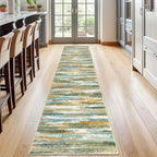 Lansny Modern Abstract Runner Rug 2x12 - Image 2