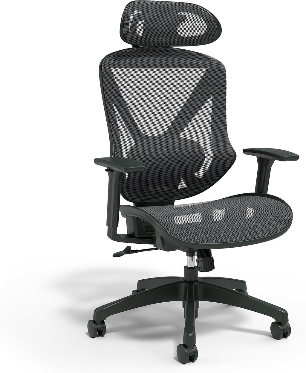 Staples Dexley Ergonomic Mesh Task Chair, Lumbar Support, Swivel, Black