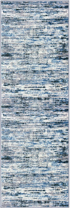 Lansny Modern Abstract Runner Rug 3x8, Washable Kitchen Runner Non-Slip Soft - Image 9