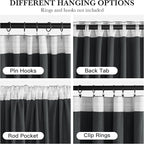 RYB HOME Dusty Blue Velvet Drapes - Image 2