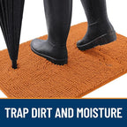 OLANLY Dog Door Mat for Muddy Paws 54x24, Absorbs Moisture and Dirt, Absorbent - Image 2