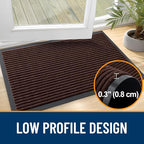 OLANLY Front Door Mat Indoor Outdoor Entrance, Waterproof Heavy Duty Doormat - Image 4