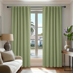 Deconovo Blackout Curtains, Thermal Insulated, W52 x L72 2 Panels, Back Tab by Deconovo
