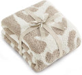 Bedsure Leopard Throw Blanket for Couch, Cheetah Print Knit Fall Gifts Blanket by BEDSURE