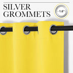 NICETOWN Bedroom Curtain Panels Draperies, Thermal Insulated Solid Grommet - Image 3