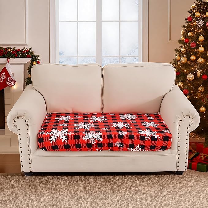 Smiry Printed Couch Cushion Covers, Stretch Soft Couch Covers - Image 5