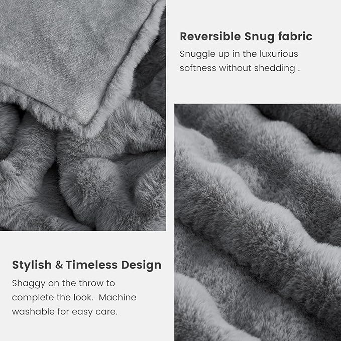 Cozy Bliss Faux Fur Throw Blanket - Image 7