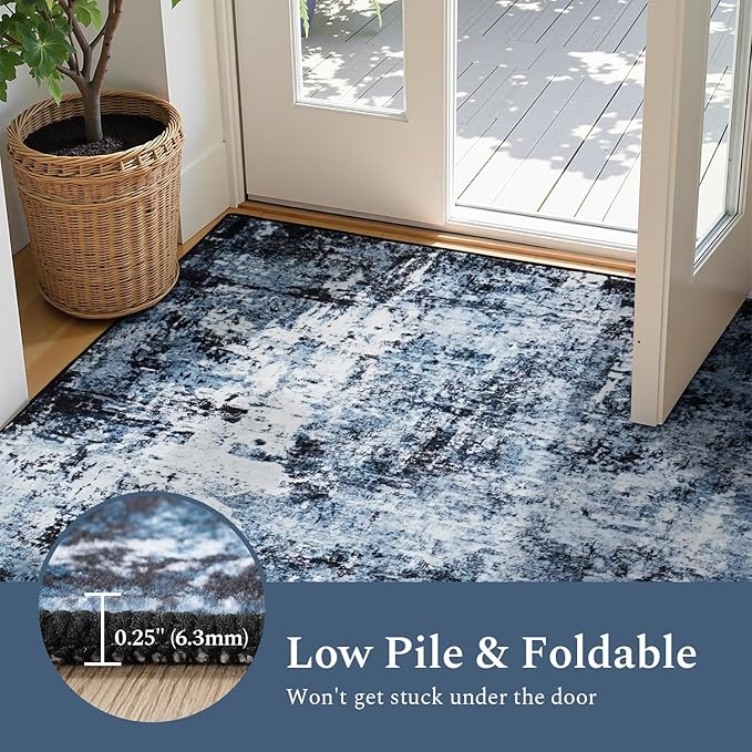 Rugflix 2x6 Runner Rug for Entryway, Kitchen Rugs Soft Non-Slip Washable - Image 5