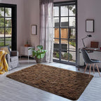 Goideal Fluffy Rug for Bedroom Living Room, 6x9 Brown Area Rugs, Faux Fur Shag - Image 4
