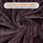 TOONOW Fleece Blanket Super Soft Cozy Throw Blanket 50" x 60", Lightweight - Image 4