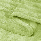 BEDELITE Fleece Throw Blanket for Couch – 3D Ribbed Jacquard Soft and Warm - Image 9