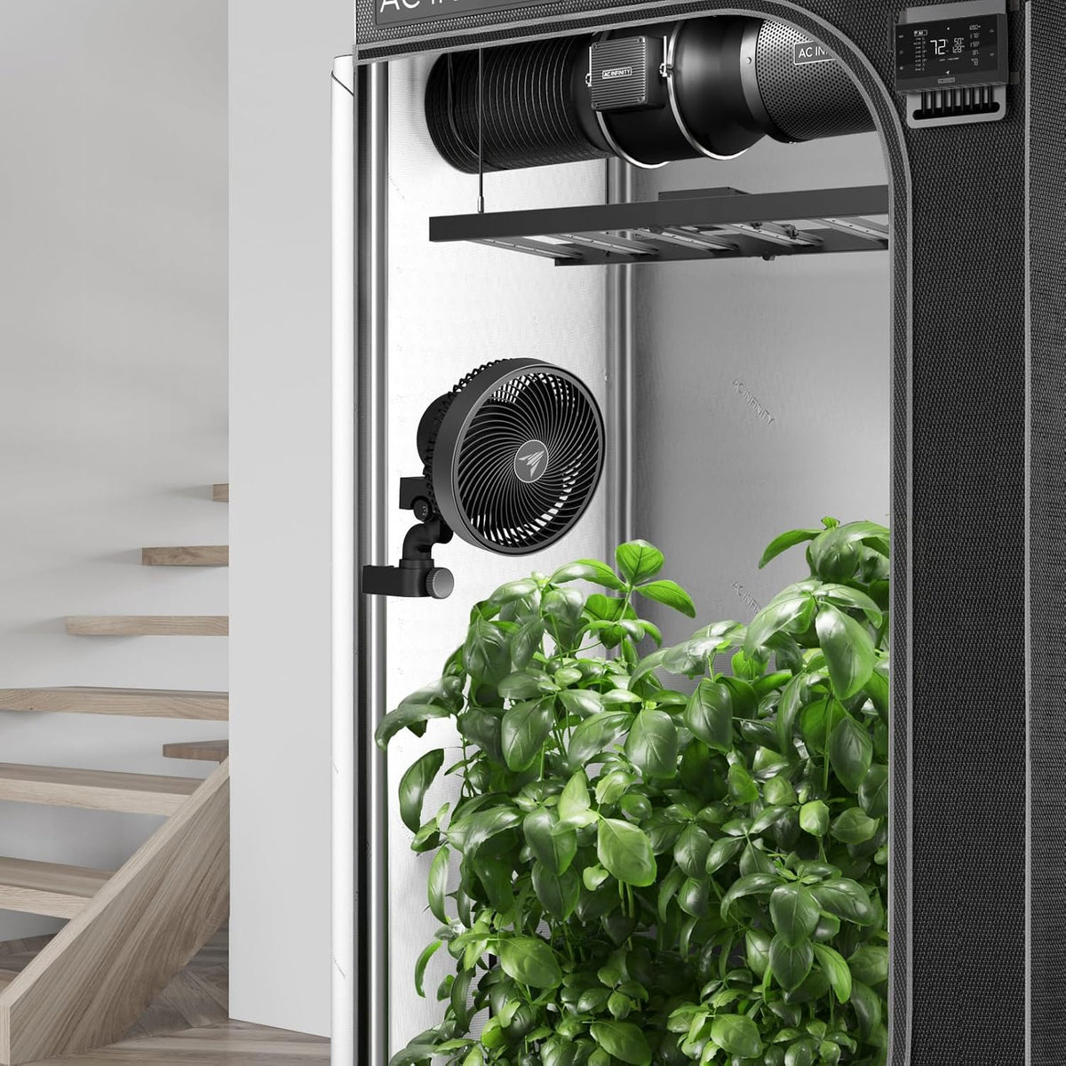 AC Infinity CLOUDRAY S6 Grow Tent Oscillating Clip Fan 6”
