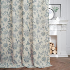 jinchan Linen Floral Curtains for Living Room - Image 3