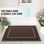 OLANLY Front Door Mat Indoor Outdoor Entrance, Waterproof All-Season, - Image 2