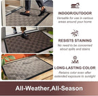 Mibao Front Door Mat, Heavy Duty Durable Welcome Mat - Image 5