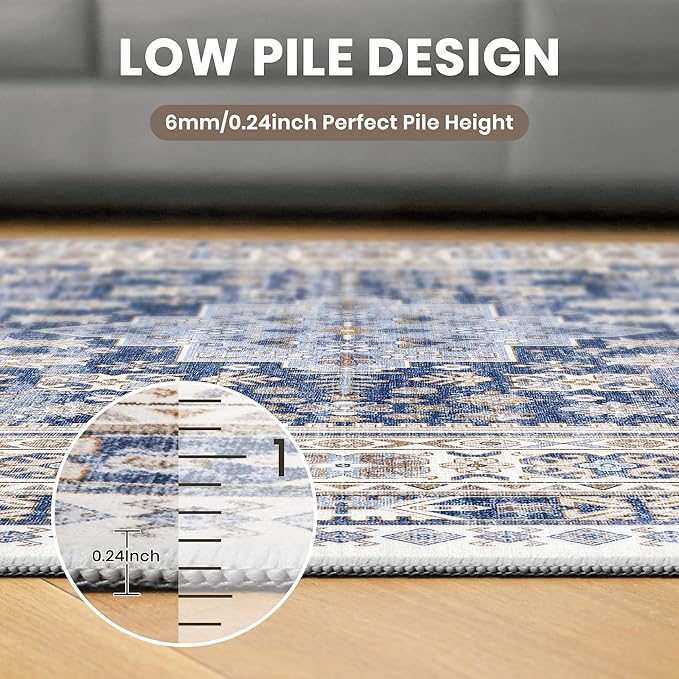 zesthome Washable Round Area Rugs - Image 7