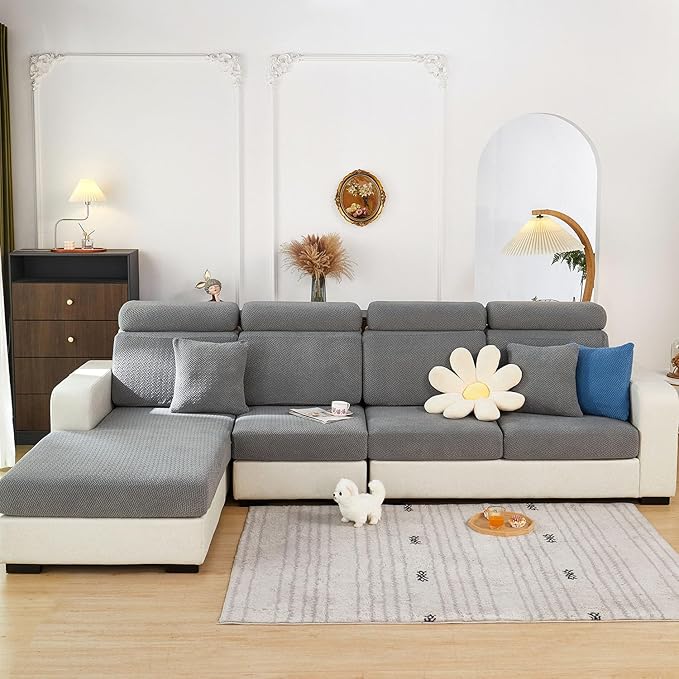 Couch Covers for 3 Cushion Sofa Pet Friendly Couch Cushion Covers Universal - Image 8