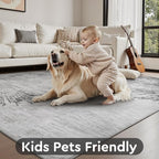 5x7 Area Rugs for Living Room-Machine Washable Rug Ultra Soft Non Slip Area Rug - Image 5