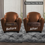 Leather Look Couch Cushion Covers Sofa Seat Slipcovers Sets Couches Furniture - Image 7