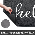 CozyBounty Door Mat Hello Mats Outdoor Indoor Non-Slip Doormat - Image 4