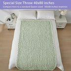 Bigacogo Chunky Knit Throw Blanket - Image 6