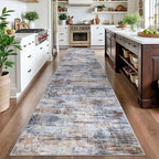 IOHOUZE Abstract Runner Rug 3x16 Ft Washable Runners - Image 2