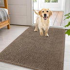 OLANLY Dog Door Mat for Muddy Paws 44x32, Absorbs Moisture and Dirt, Absorbent by OLANLY