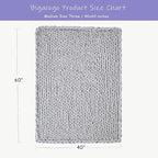 Bigacogo Chunky Knit Throw Blanket - Image 2