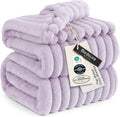 Bedsure GentleSoft Lavender Fog Full Blanket by BEDSURE