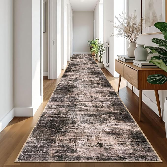 IOHOUZE Abstract Runner Rug 3x20 Ft Extra Long Washable Runners - Image 7