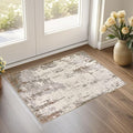 UERMEI 2x3 Entryway Area Rug: Washable Neutral Modern Abstract Small Rug by UERMEI