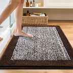 48x32 Large Bathroom Rugs Washable Non Slip, Soft Absorbent Quick Dry Mats - Image 2